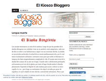 Tablet Screenshot of elkioscobloggero.wordpress.com