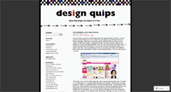 Desktop Screenshot of designquips.wordpress.com