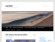 Tablet Screenshot of alan4law.wordpress.com