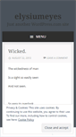 Mobile Screenshot of elysiumeyes.wordpress.com