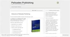 Desktop Screenshot of palisadespublishing.wordpress.com