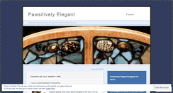 Desktop Screenshot of pawsitivelyelegant.wordpress.com