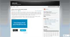 Desktop Screenshot of dailysaint.wordpress.com
