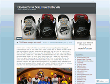 Tablet Screenshot of clevelandsgotsole.wordpress.com
