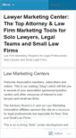 Mobile Screenshot of lawmarketingassociation.wordpress.com