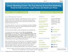 Tablet Screenshot of lawmarketingassociation.wordpress.com