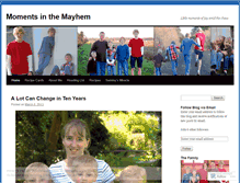 Tablet Screenshot of momentsinthemayhem.wordpress.com