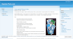 Desktop Screenshot of exprimeparis.wordpress.com