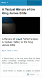 Mobile Screenshot of kingjamesbible.wordpress.com