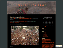 Tablet Screenshot of annalisas.wordpress.com