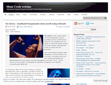 Tablet Screenshot of musiccredo.wordpress.com