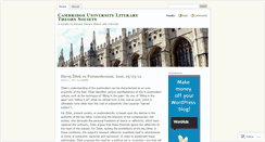 Desktop Screenshot of cambridgeuniversityliterarytheorysociety.wordpress.com