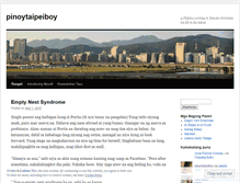 Tablet Screenshot of pinoytaipeiboy.wordpress.com