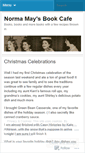 Mobile Screenshot of normamaybookcafe.wordpress.com