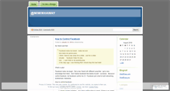 Desktop Screenshot of minehaway.wordpress.com