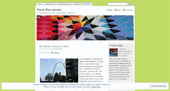 Desktop Screenshot of polipsychosis.wordpress.com