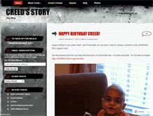 Tablet Screenshot of creedsstory.wordpress.com