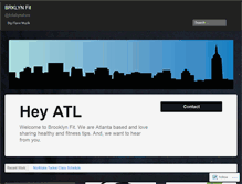 Tablet Screenshot of brklynfit.wordpress.com