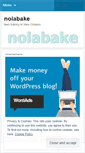 Mobile Screenshot of nolabake.wordpress.com