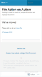 Mobile Screenshot of fifeactiononautism.wordpress.com
