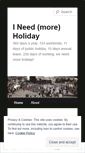 Mobile Screenshot of ineedholiday.wordpress.com