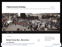 Tablet Screenshot of ineedholiday.wordpress.com
