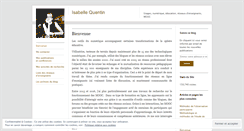 Desktop Screenshot of isabellequentin.wordpress.com