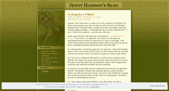 Desktop Screenshot of jennyhaddon.wordpress.com