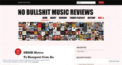 Desktop Screenshot of nobullshitmusicreviews.wordpress.com