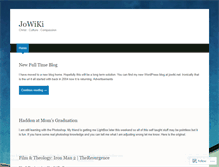 Tablet Screenshot of joshking.wordpress.com