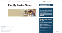 Desktop Screenshot of familybasics.wordpress.com