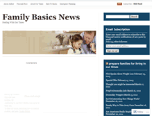 Tablet Screenshot of familybasics.wordpress.com