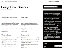 Tablet Screenshot of longlivesoccer.wordpress.com