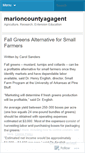 Mobile Screenshot of marioncountyagagent.wordpress.com