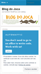 Mobile Screenshot of blogdojocaame.wordpress.com