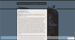 Desktop Screenshot of learntospeak.wordpress.com