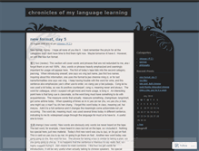 Tablet Screenshot of learntospeak.wordpress.com