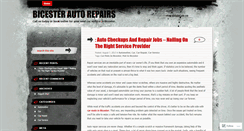 Desktop Screenshot of bicesterautorepairs.wordpress.com