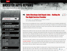 Tablet Screenshot of bicesterautorepairs.wordpress.com