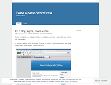 Tablet Screenshot of passoapassoparablog.wordpress.com