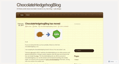 Desktop Screenshot of chochedgehog.wordpress.com