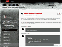 Tablet Screenshot of digitalseeds.wordpress.com