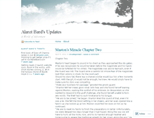 Tablet Screenshot of alaretbard.wordpress.com