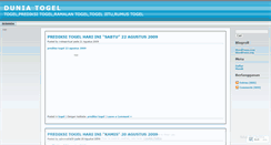 Desktop Screenshot of duniatogel.wordpress.com