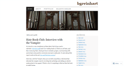 Desktop Screenshot of bgreinhart.wordpress.com