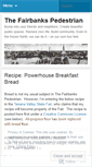 Mobile Screenshot of fairbankspedestrian.wordpress.com