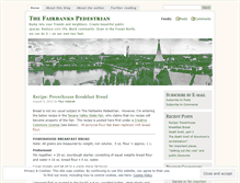 Tablet Screenshot of fairbankspedestrian.wordpress.com
