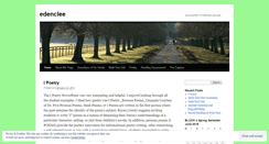 Desktop Screenshot of edenclee.wordpress.com