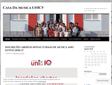 Tablet Screenshot of musicasnaunicv.wordpress.com