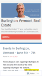 Mobile Screenshot of burlingtonvermontrealestate.wordpress.com